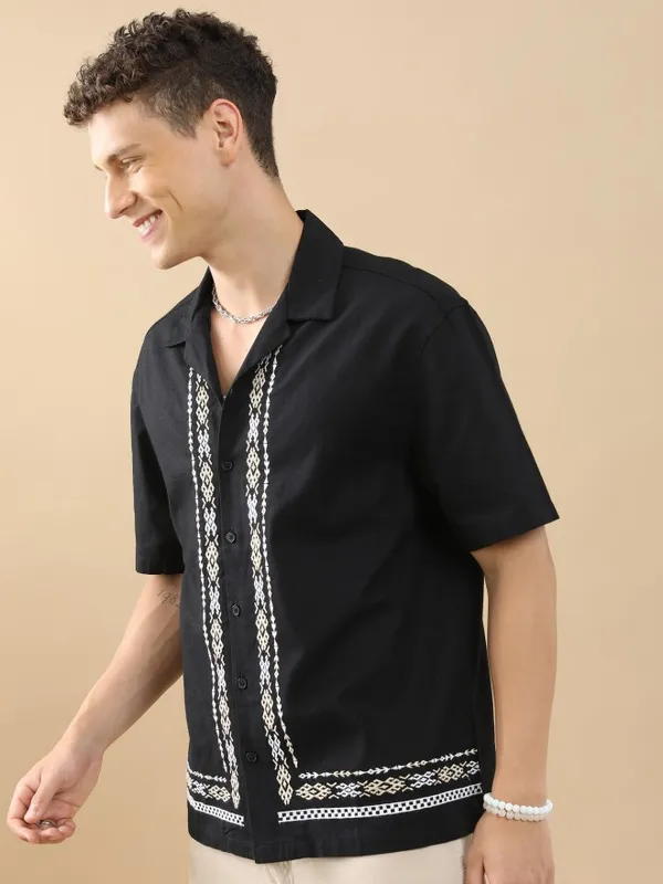 Men Oversized Fit Casual Shirt