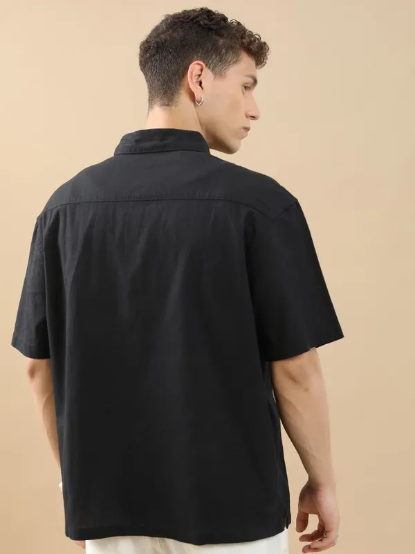 Men Oversized Fit Casual Shirt