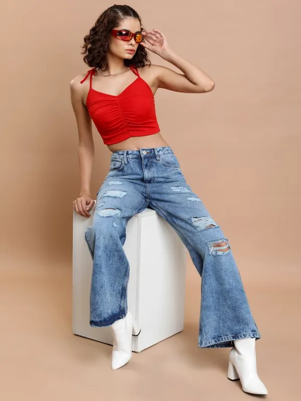 Women Wide Leg Jeans