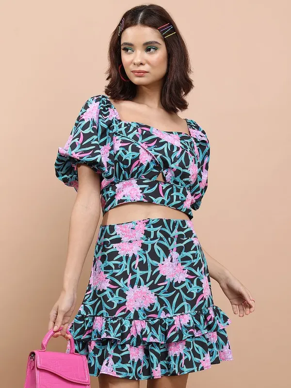 Women Top With Skirt Co-Ords