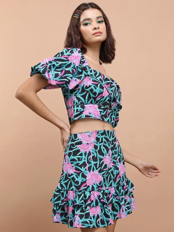 Women Top With Skirt Co-Ords