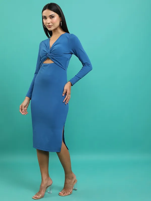 Solid Sheath Dress