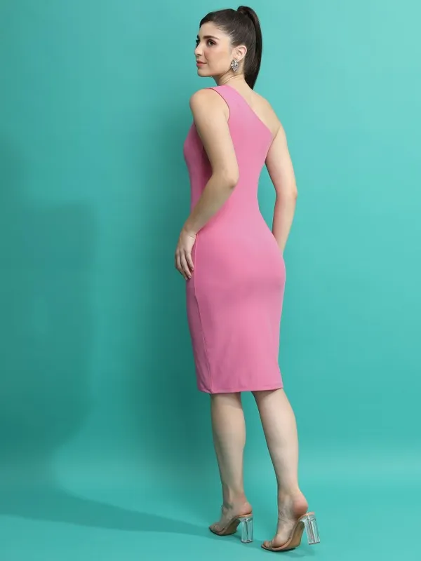 Solid Bodycon Dress