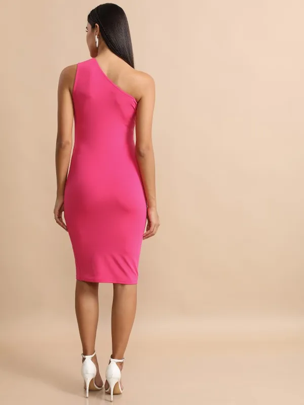 Solid Bodycon Dress