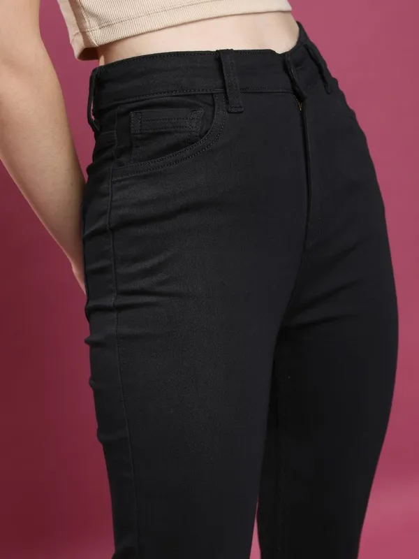 Tokyo Talkies Women Black Skinny Fit Stretchable Jeans
