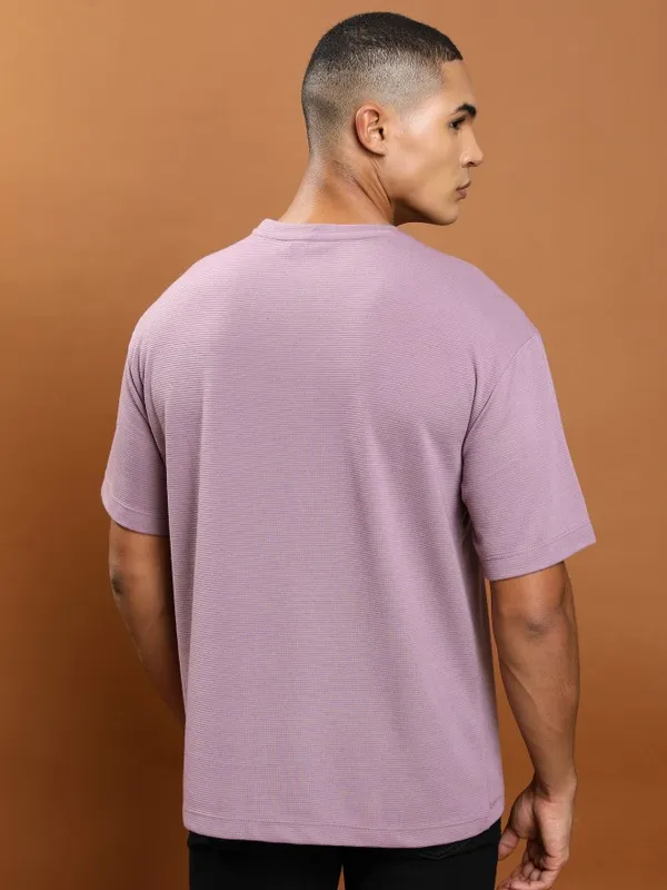 Men Solid Round Neck T-Shirt