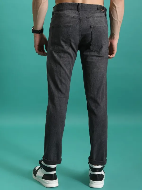  Highlander Men Grey Skinny Fit Jeans