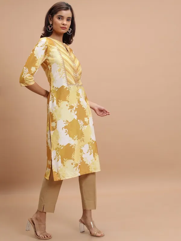 Printed Straight Kurta