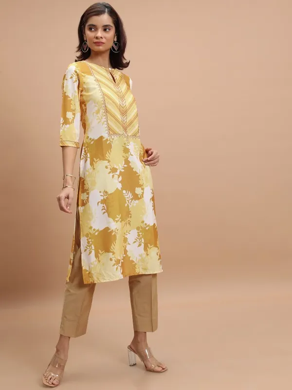 Printed Straight Kurta