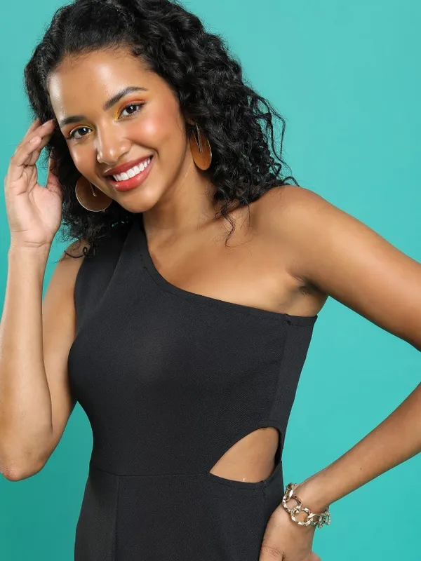 Solid Regular Fit Jumpsuit