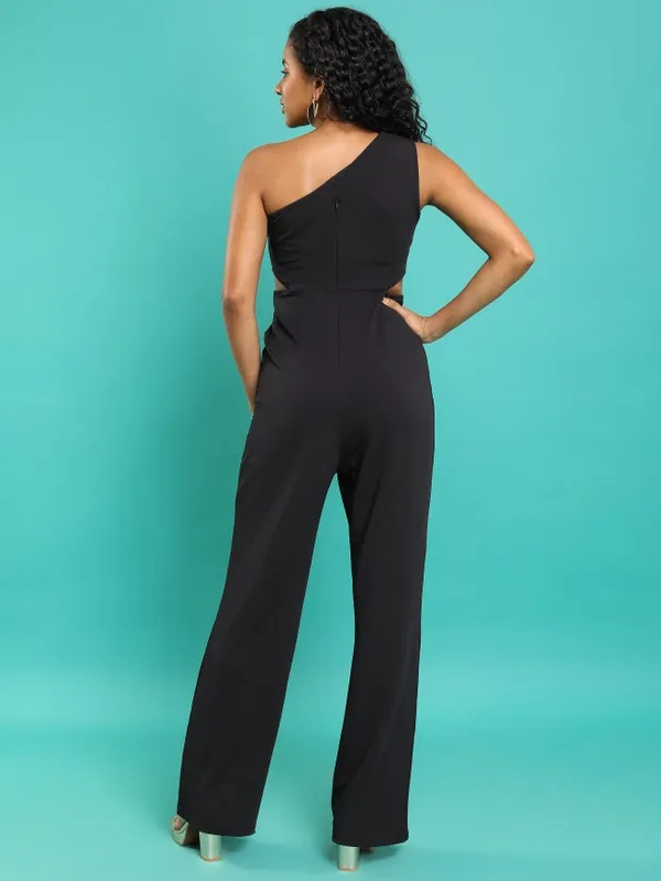 Solid Regular Fit Jumpsuit