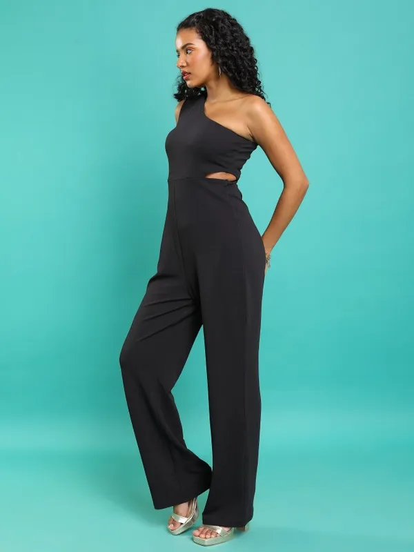 Solid Regular Fit Jumpsuit