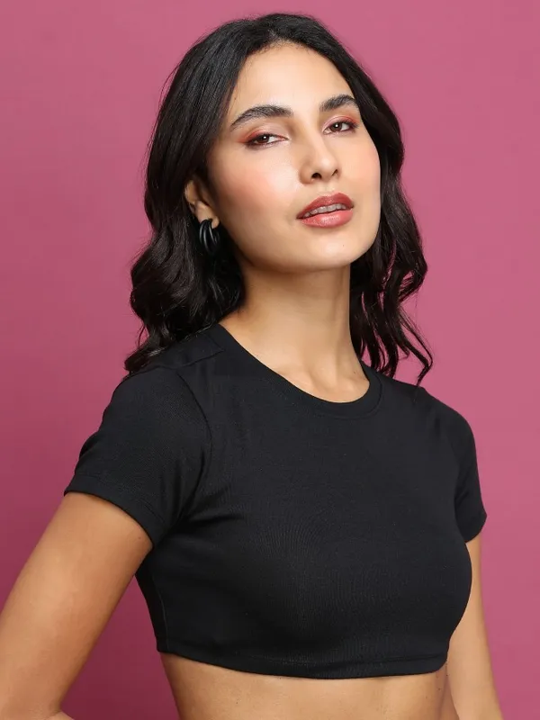 Solid Fitted Top