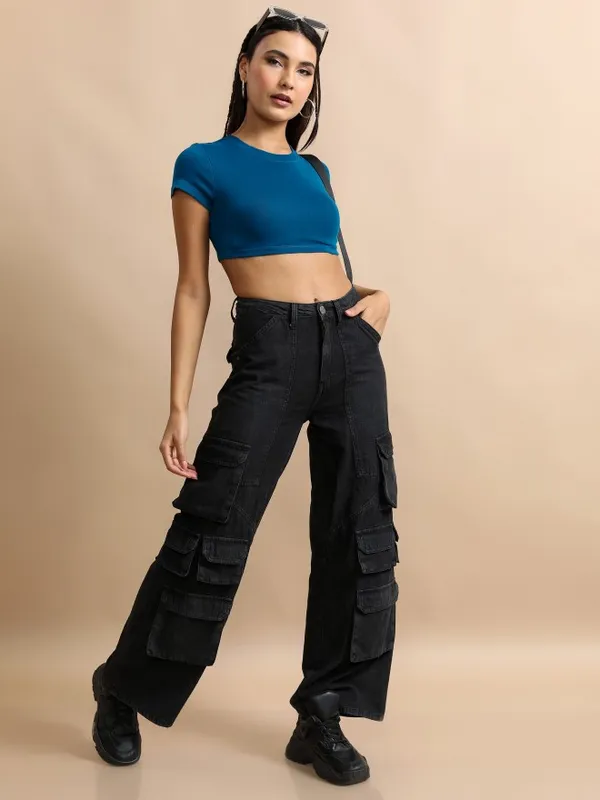 Solid Fitted Top