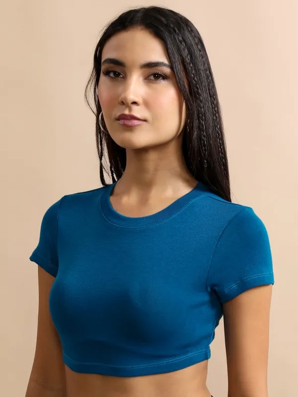 Solid Fitted Top