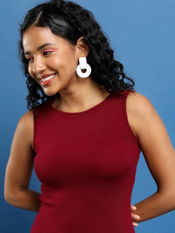 Solid Sheath Dress