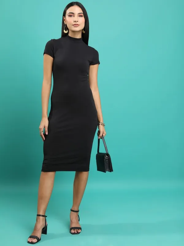 Solid Sheath Dress