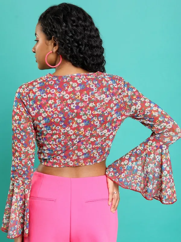 Printed Fitted Top