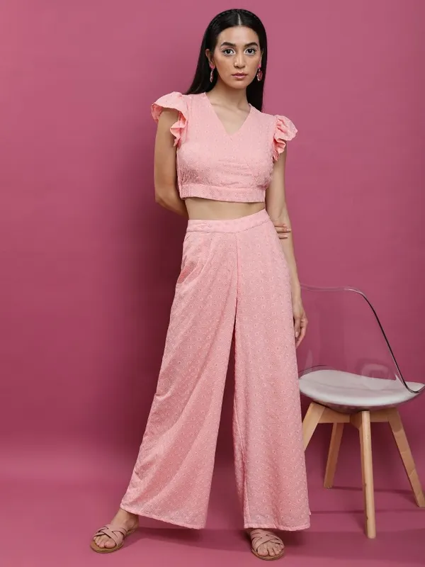 Women Top With Palazzo Co-Ords