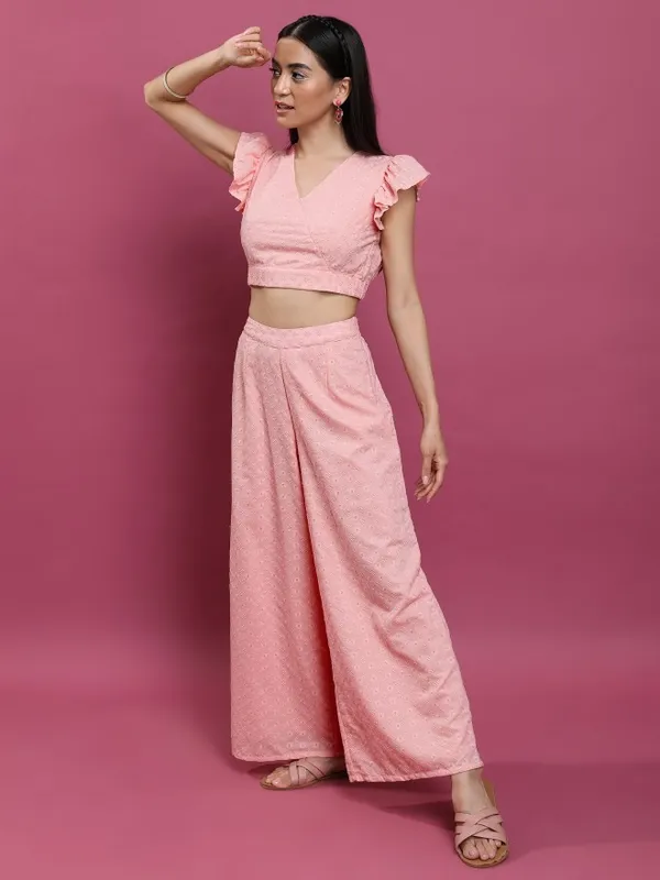 Women Top With Palazzo Co-Ords