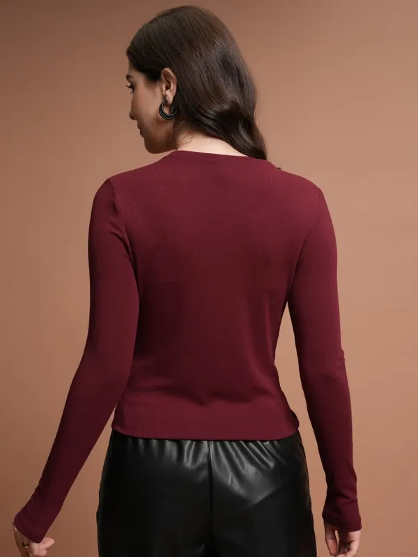 Solid Fitted Top