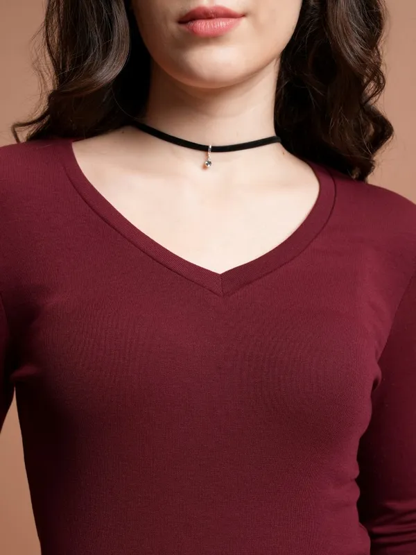 Solid Fitted Top