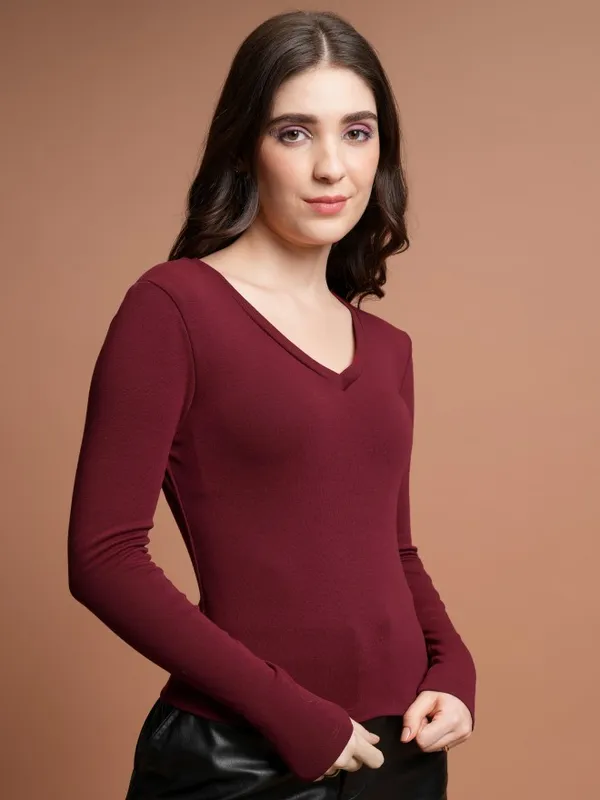 Solid Fitted Top