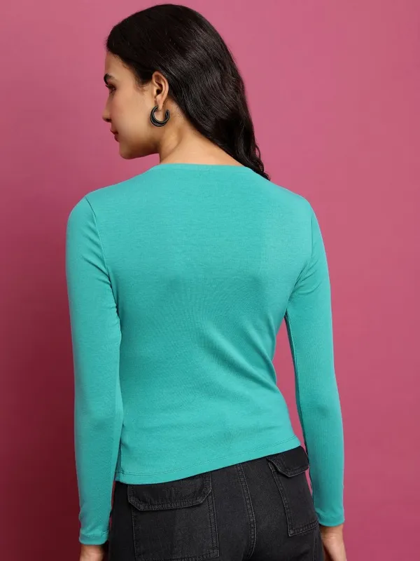 Solid Fitted Top