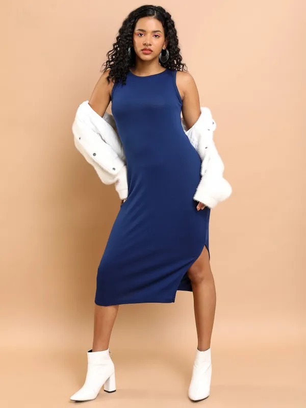 Solid Bodycon Dress