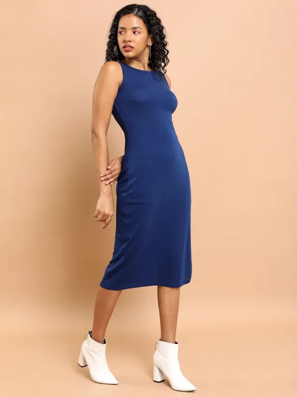 Solid Bodycon Dress