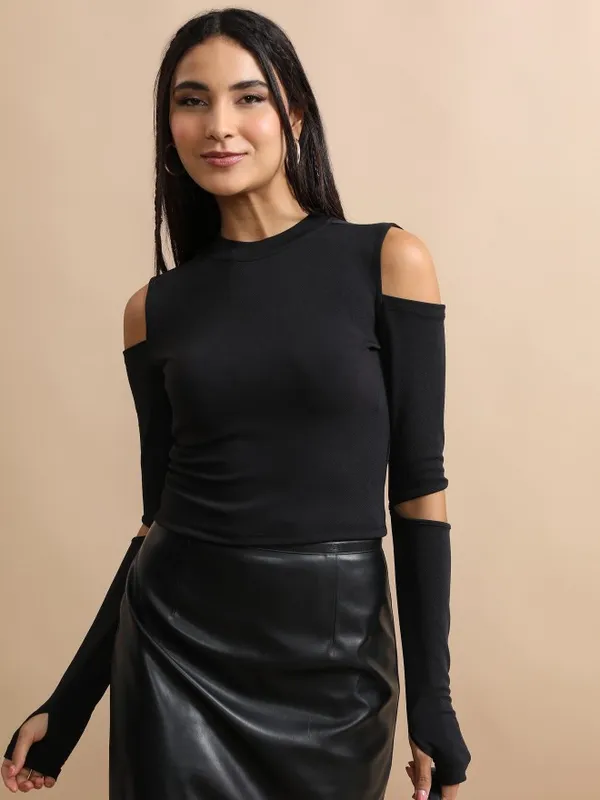 Solid Fitted Top