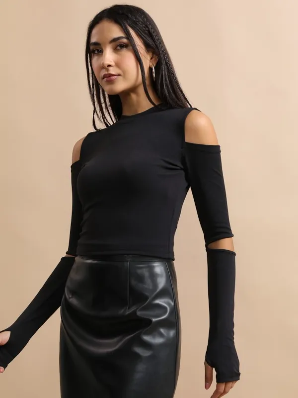 Solid Fitted Top