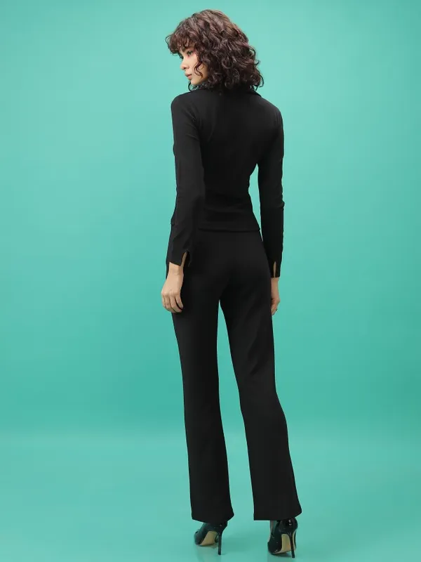  Tokyo Talkies Women Black Co-Ords