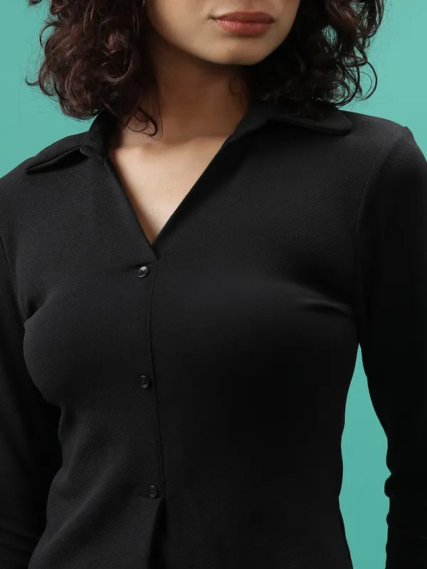  Tokyo Talkies Women Black Co-Ords