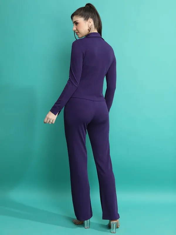  Tokyo Talkies Women Navy Blue Co-Ords