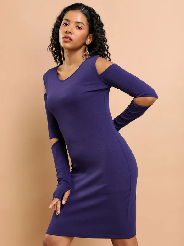 Solid Bodycon Dress