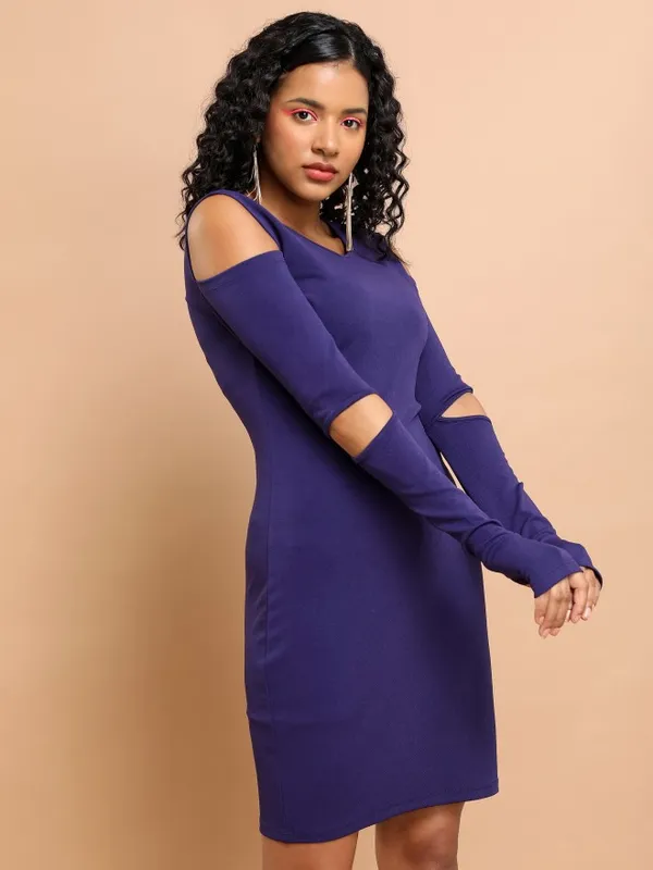 Solid Bodycon Dress