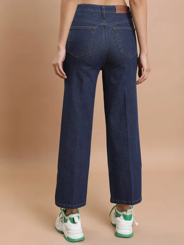  Tokyo Talkies Women Blue Straight Fit Clean Look Jeans