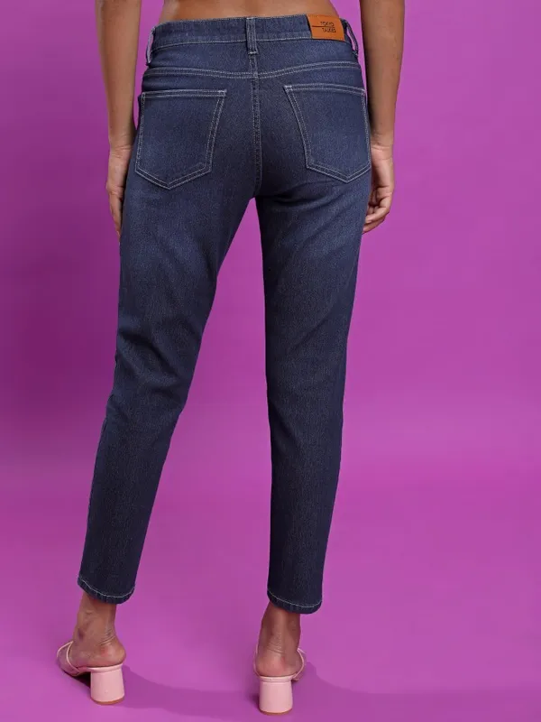Tokyo Talkies Women Blue Skinny Fit Stretchable Jeans