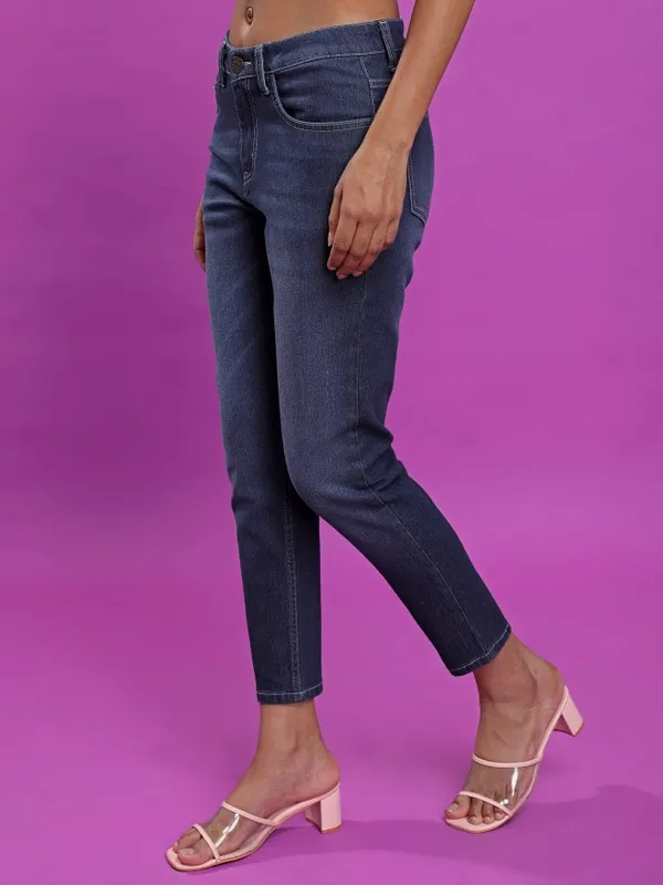 Tokyo Talkies Women Blue Skinny Fit Stretchable Jeans