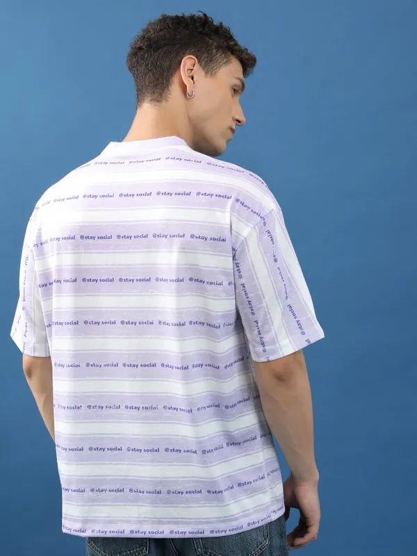Unisex Printed Oversized Fit T-Shirt
