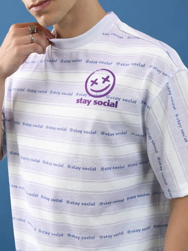 Unisex Printed Oversized Fit T-Shirt