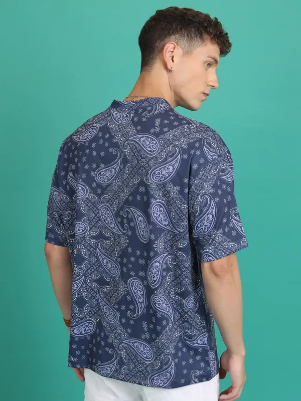 Unisex Printed Oversized Fit T-Shirt