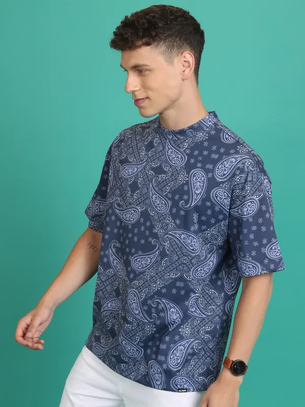 Unisex Printed Oversized Fit T-Shirt