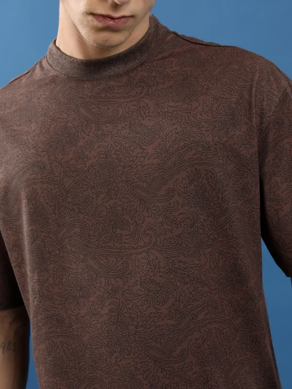 Unisex Printed Oversized Fit T-Shirt
