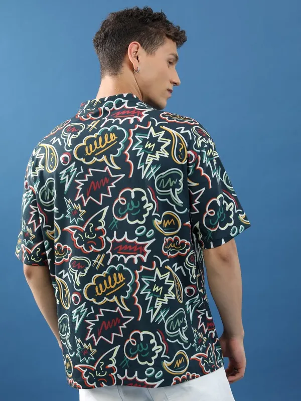 Unisex Printed Oversized Fit T-Shirt