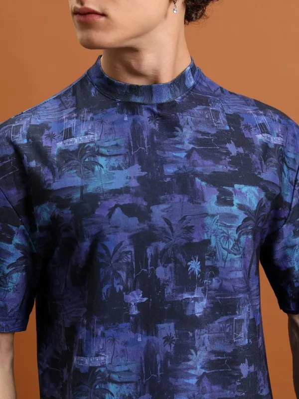 Unisex Printed Slim Fit T-Shirt 
