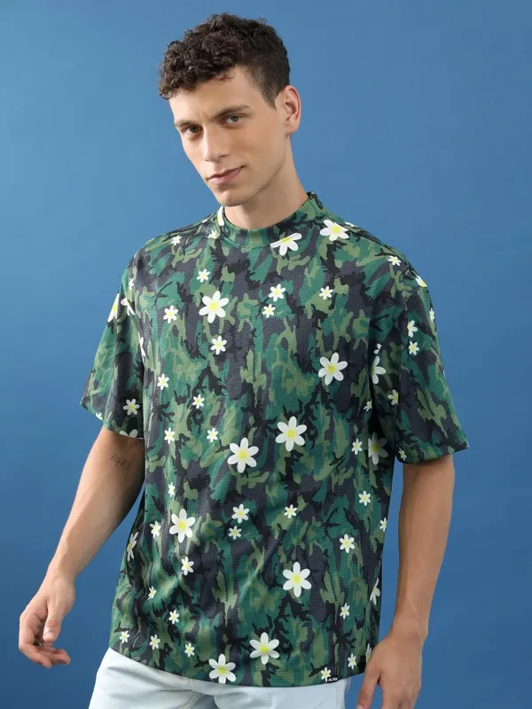 Unisex Printed Oversized Fit T-Shirt