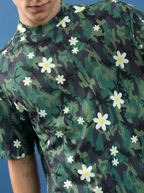 Unisex Printed Oversized Fit T-Shirt