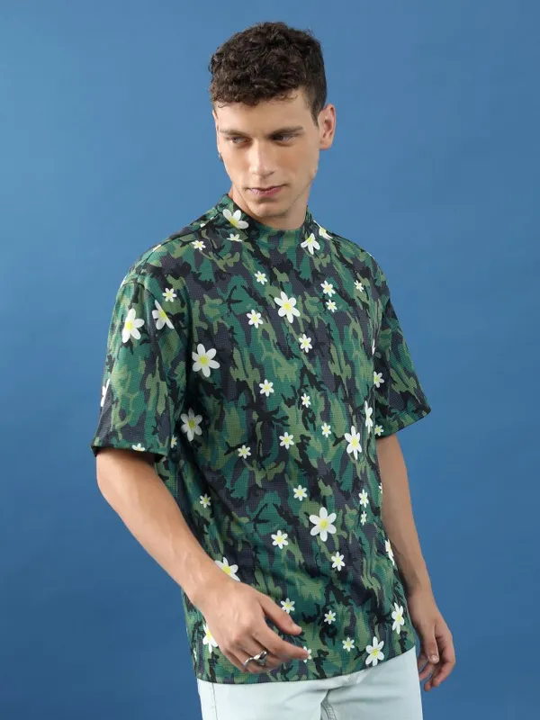 Unisex Printed Oversized Fit T-Shirt
